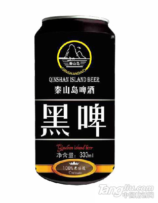 秦山岛啤酒黑啤330ML