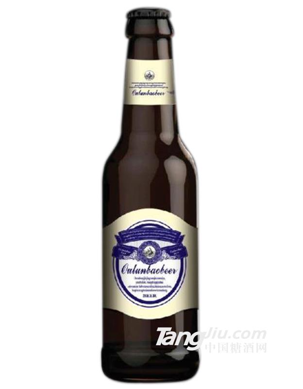 欧伦堡啤酒瓶装（棕）白标-218ml