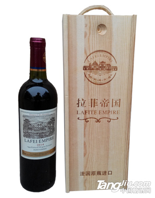 拉菲庄园红葡萄酒2014木盒