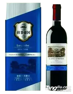拉菲帝国红葡萄酒蓝盒