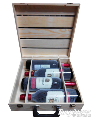 法国法斯达红葡萄酒木箱2
