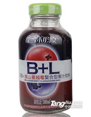 合利源-高山蔓越莓复合型果汁饮料-300ml