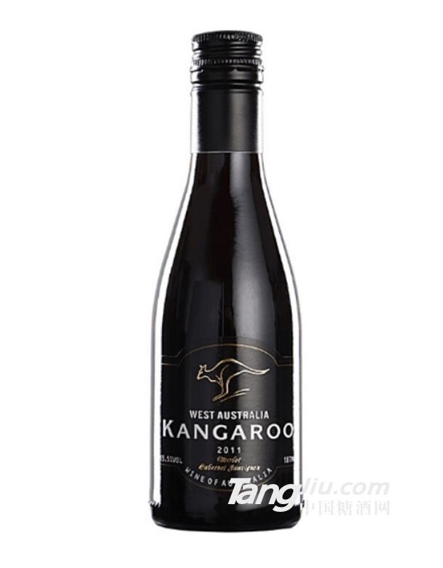 澳大利亚进口187ml小瓶干红葡萄酒黑标