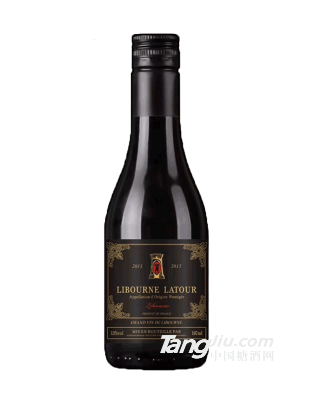 利布尔纳拉图酒庄干红葡萄酒187ml黑标