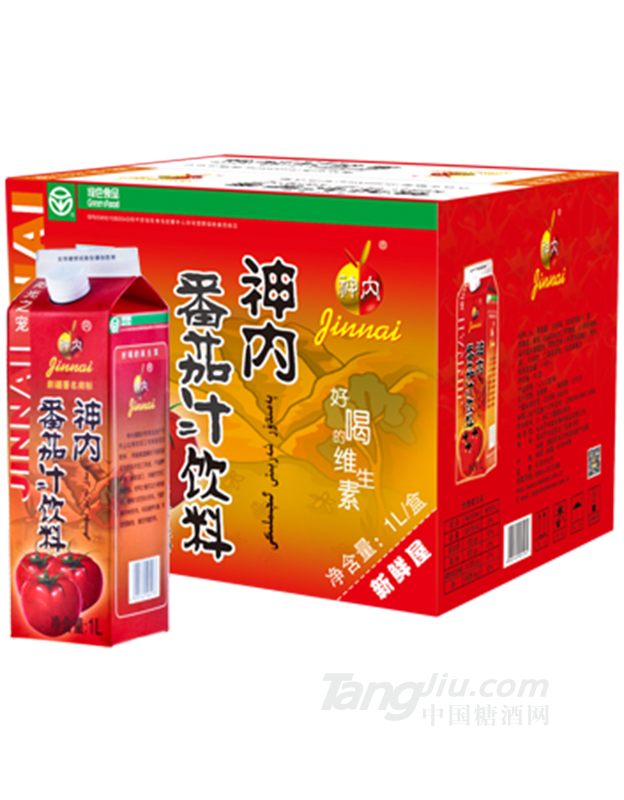 纸盒番茄汁饮料1L